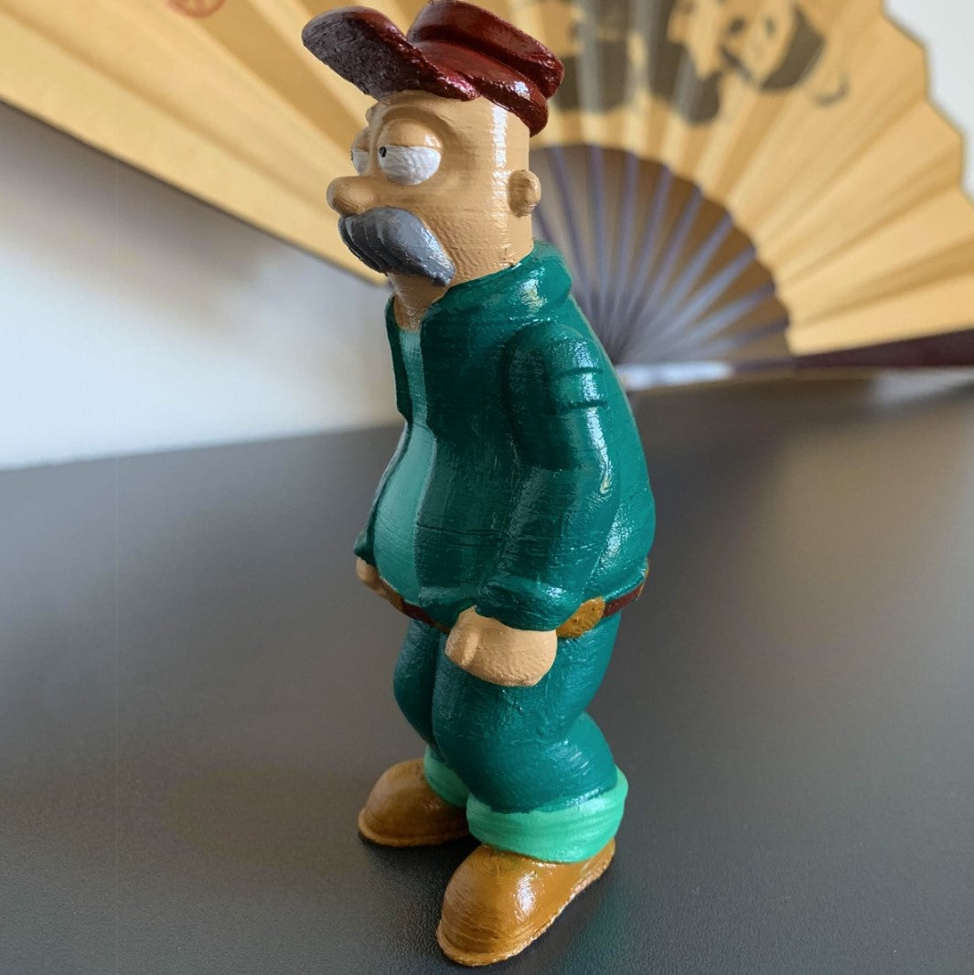 Scruffy Scruffington Futurama Figur 15 cm