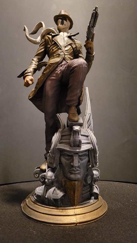 Bösewicht Rorschach Watchmen Bemalte Figur 25 cm