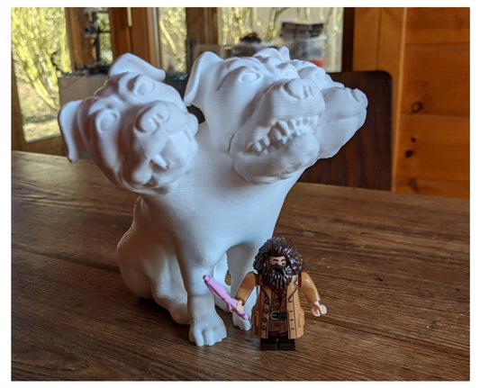 Fluffy 3-köpfiger Hund Harry Potter Stein der Weisen Figur