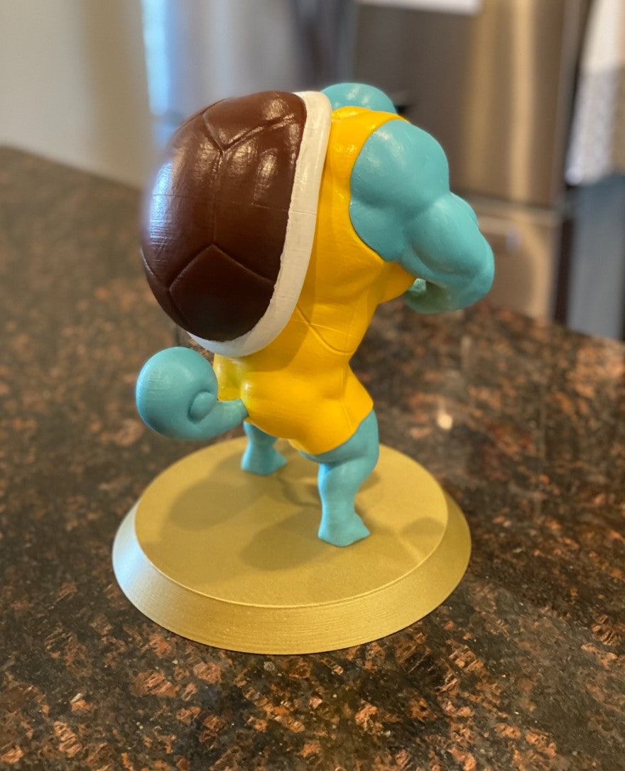 Sportler Pokémon Squirtle Muskel Figur 15 Cm