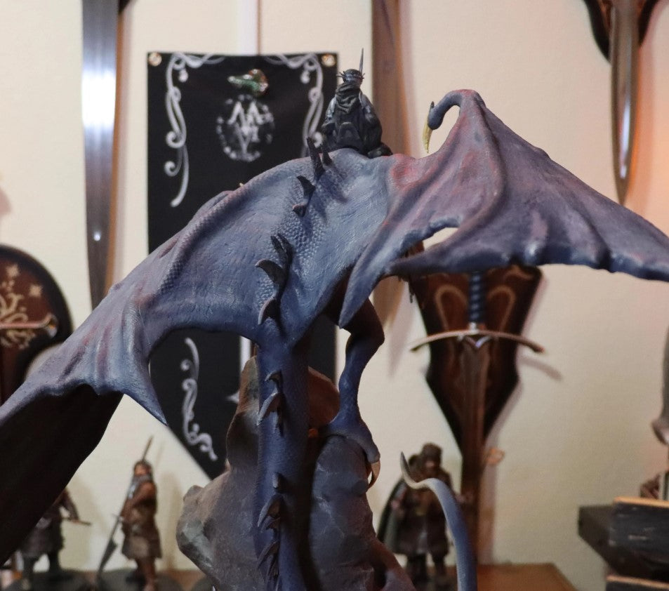 Nazgûl Frodo und Sam Herr der Ringe HdR Handbemalte Figur 30 cm (Riesengröße)