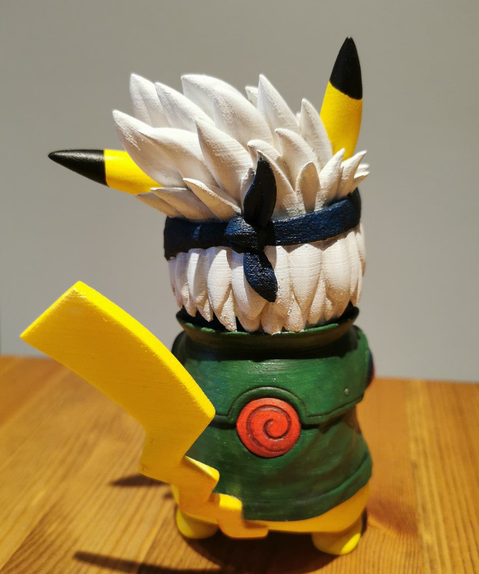 Pokémon Pikachu X Kakashi Bemalte Figur 15 cm