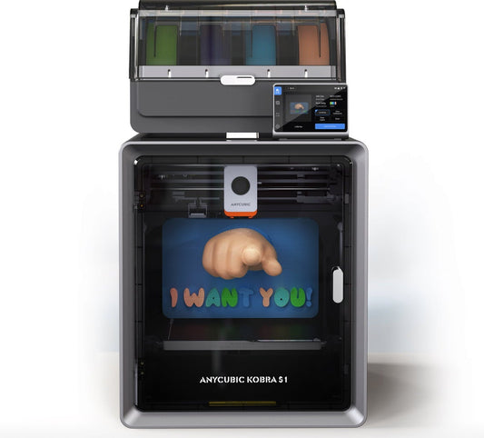 Anycubic Kobra S1 Combo Farb-3D-Drucker (AUSSTELLUNGSSTÜCK WIE NEU)