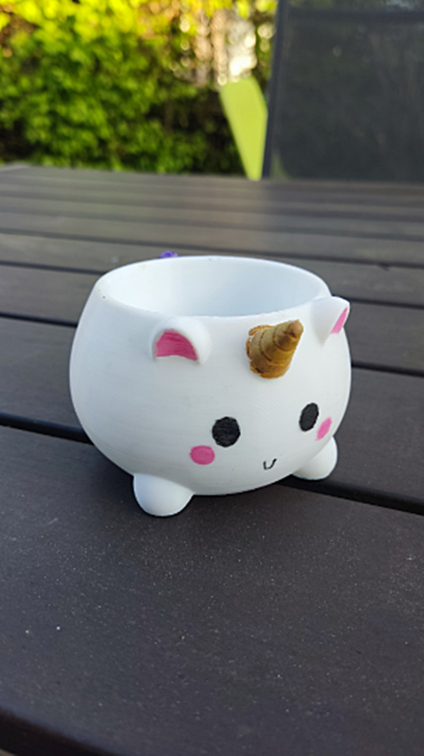 Unicorn Cuttie Saksı 13 Cm