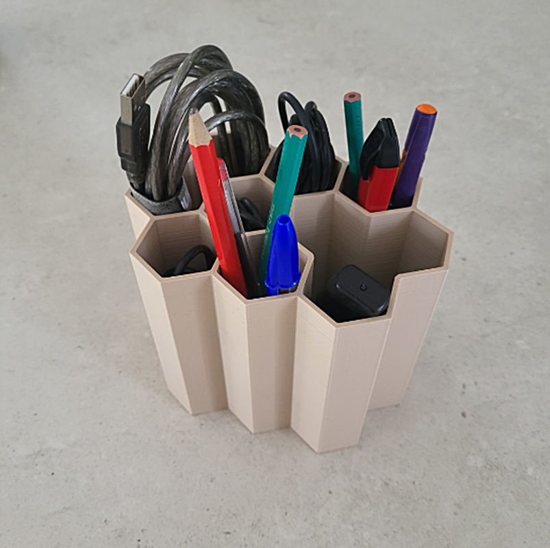 Sechseckiger Desktop-Organizer 10cm