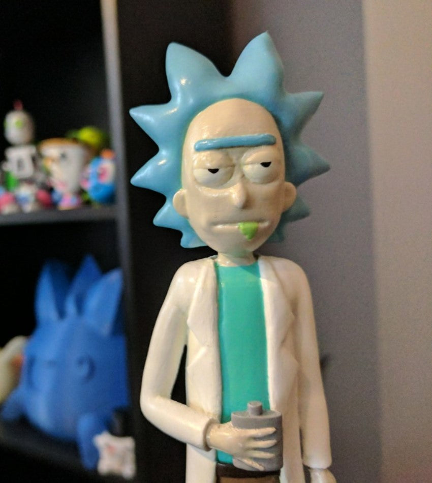 Ricki Sanchez Rick And Morty Bemalte Figur 20 cm (Große Größe)