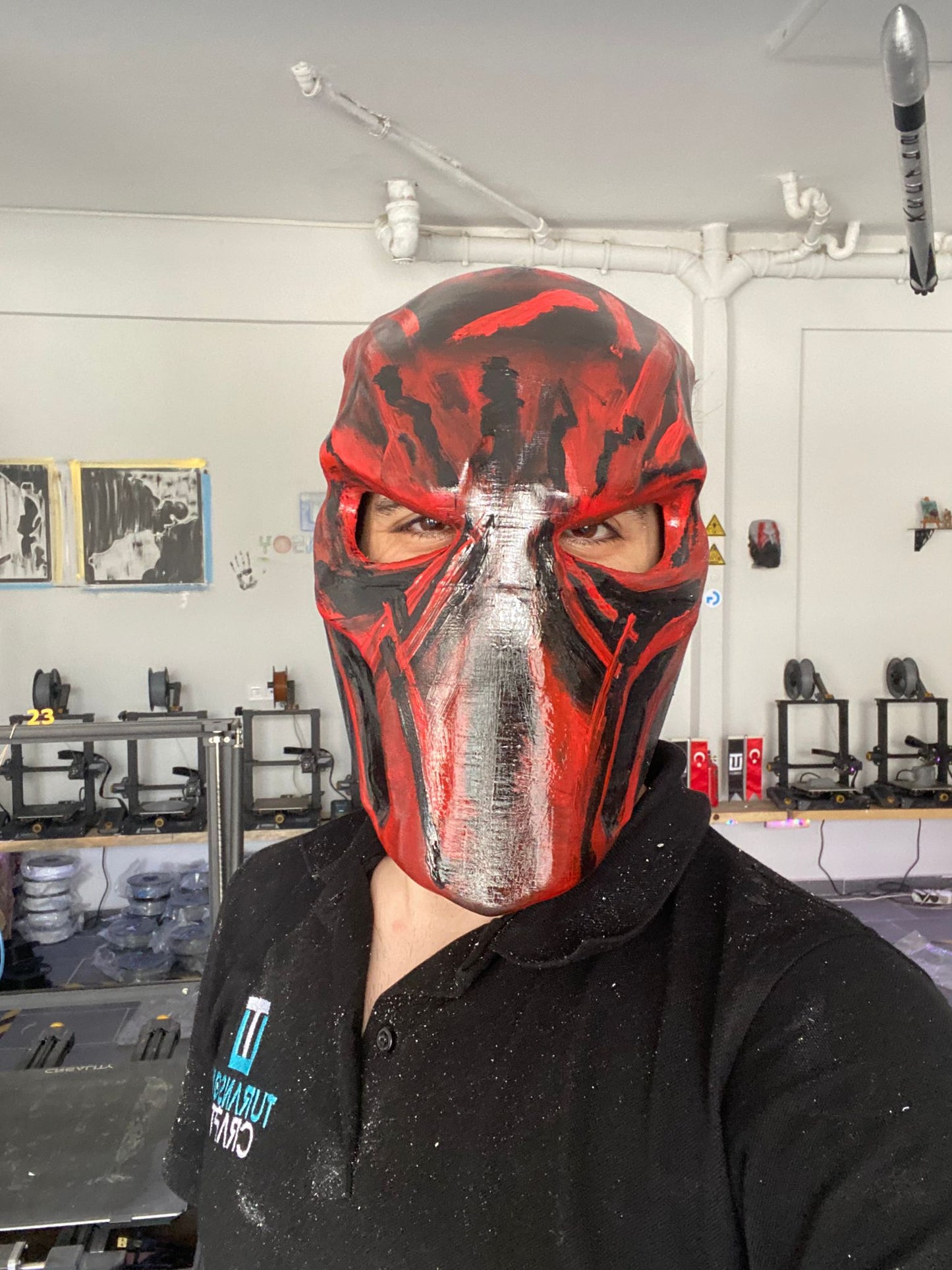Batman Death Stroke Maske 20 cm