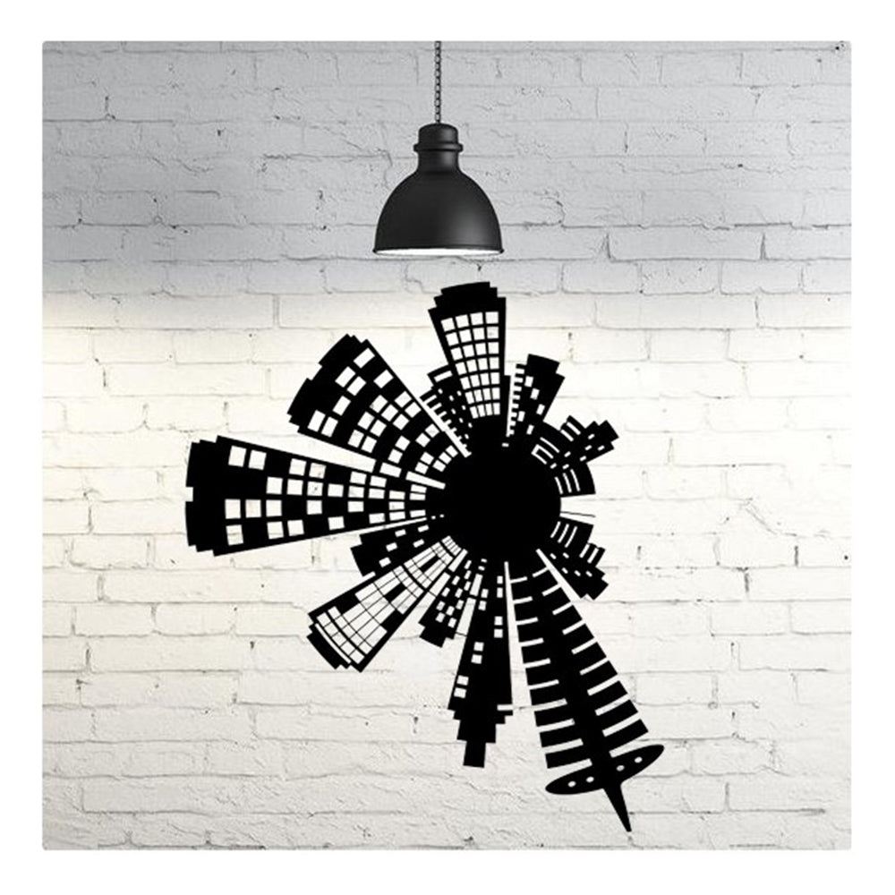 Stadtsilhouette Wanddekoration 22 cm