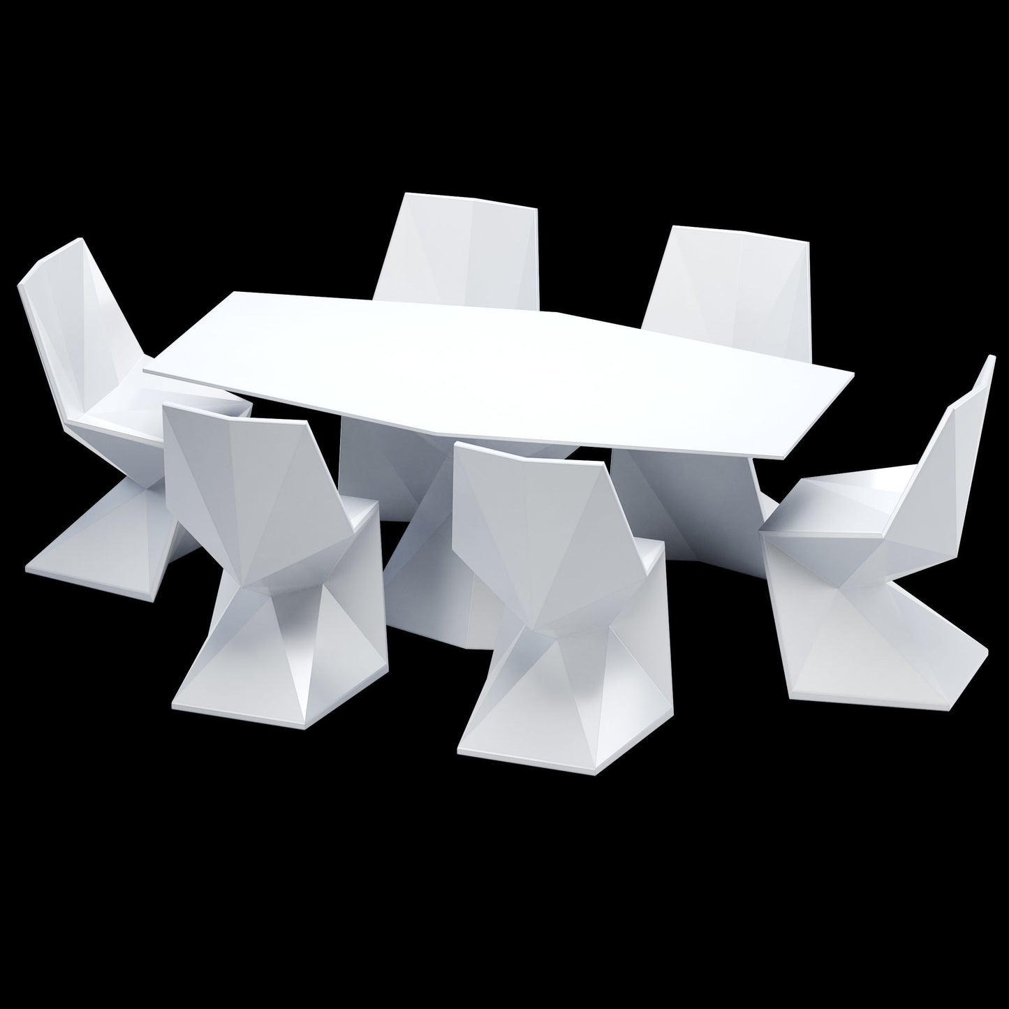 Matrix Futuristischer Konferenztisch-Set 220CM
