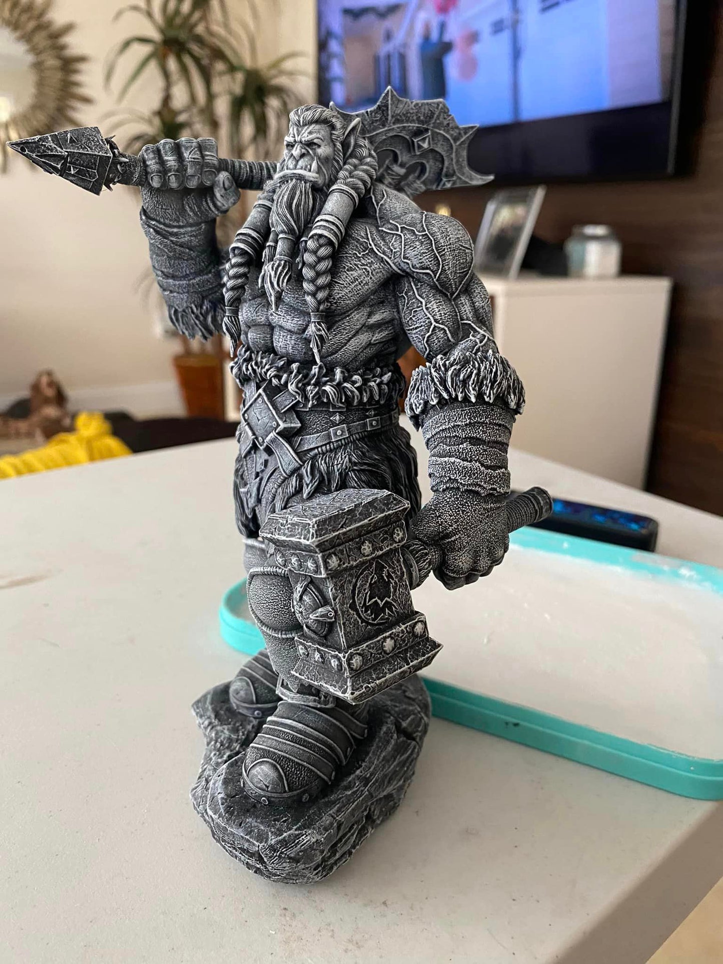 Varok Saurfang World Of Warcraft Bemalte Figur 20 cm Riesenformat