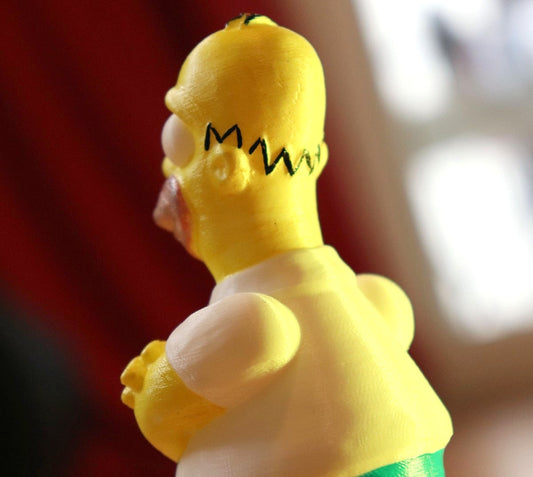 Homer Simpson Simpsonlar Boyalı Figür 15 Cm