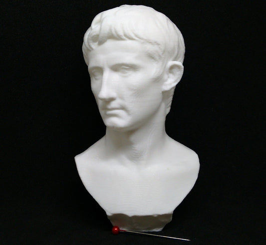 Augustus Büst 15 Cm Roma Imparatoru