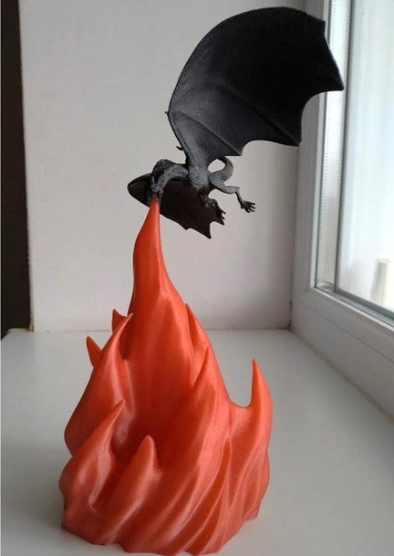 Game Of Thrones Drogon Speit Feuer Dekofigur 20 cm