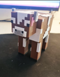 Minecraft Kuh Bemalte Figur Minecraft Kuh Objekt 15CM