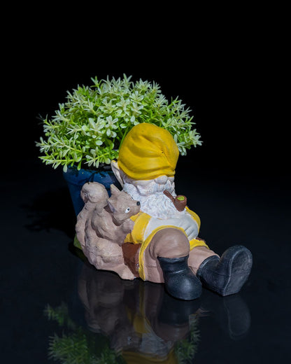 Zwerg Gartenzwerg – Schlafmütze Topf 13 cm