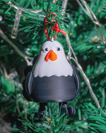 Doppelte Truthahn-Schlüsselanhänger Weihnachtsbaumschmuck Truthahn 5CM