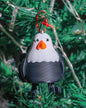 Doppelte Truthahn-Schlüsselanhänger Weihnachtsbaumschmuck Truthahn 5CM