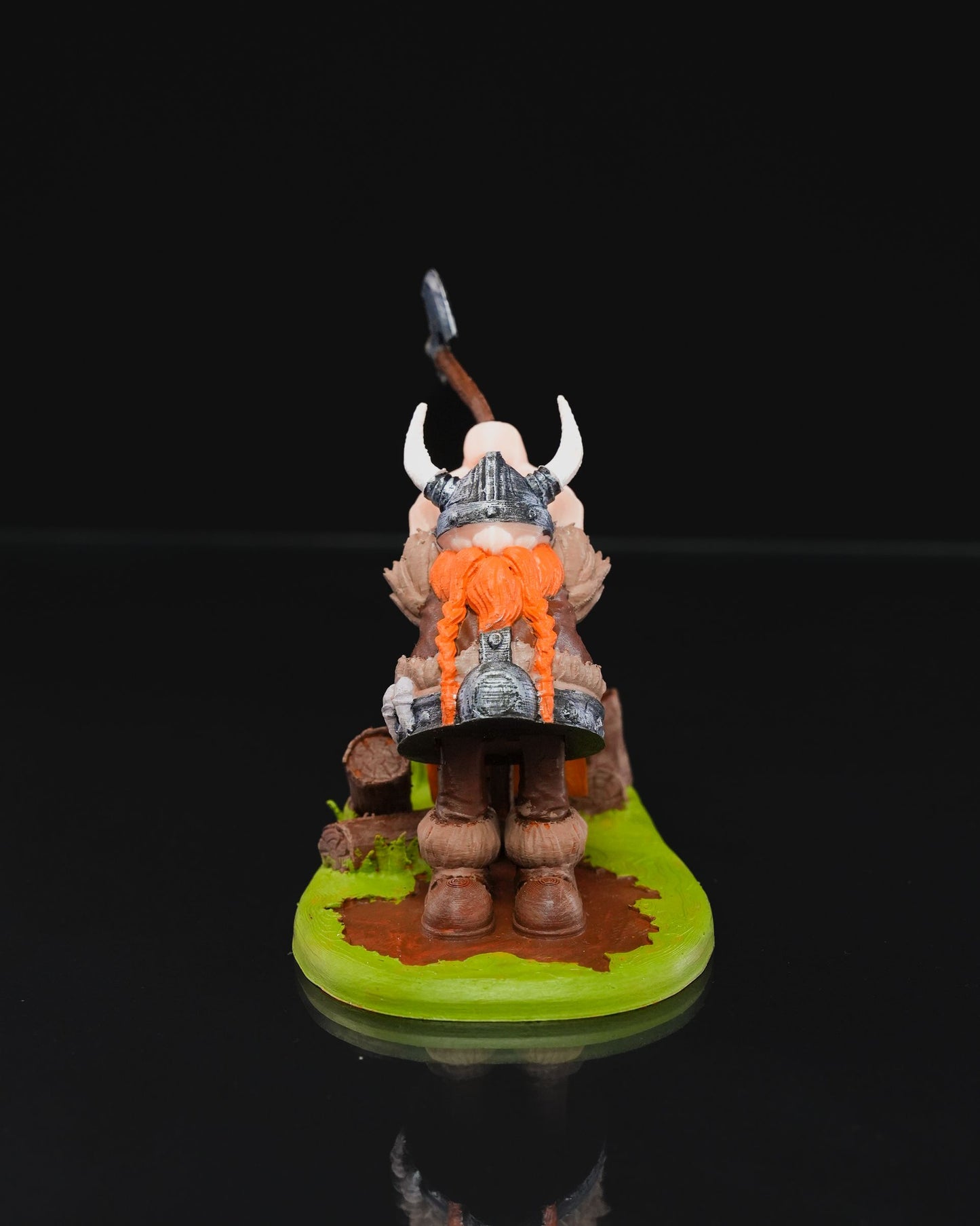 Skaninavischer Axtwerfender Wikinger-Zwerg Actionfigur