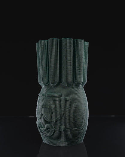 Mr. Cool Dekorative skandinavische schwarze Vase