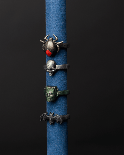 Halloween Ring 4er Set Halloween Ringe