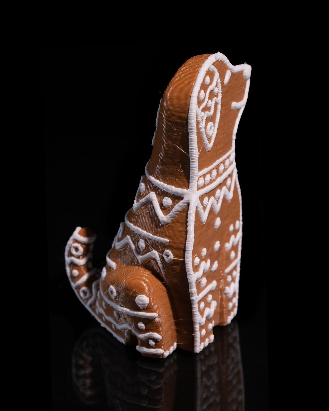 Weihnachtsdeko Hund Weihnachtsdeko Lebkuchen Hund 8CM