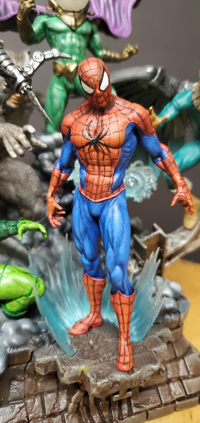 Marvel Sinister Six Figur Spiderman Figur Böse Sechs Figur Groß 30CM