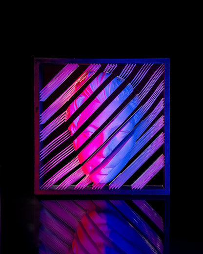 Illusion Damen Gesicht Dekoobjekt Noir Modernes Dekoobjekt 16 CM