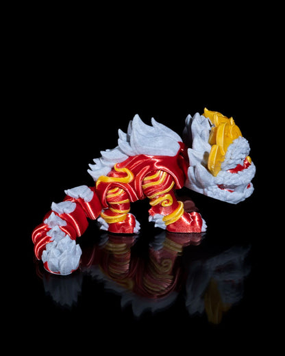 Löwe China Drache Spielzeug Chinesischer Drache Bewegliches Spielzeug 15CM