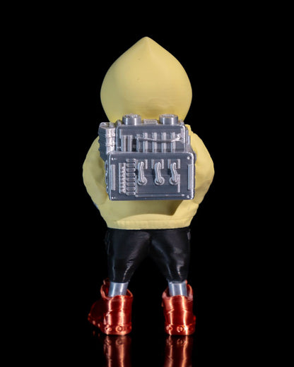 Space Age Underground Mensch Roboter Spielzeug 15CM