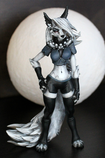 Helluva Boss Loona Figur Hazbin Hotel Loona Figur 25CM Groß