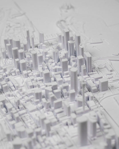 Sydney 3D-Stadtbild Dekorative Minimalistische Wandtafel Sydney Tafel