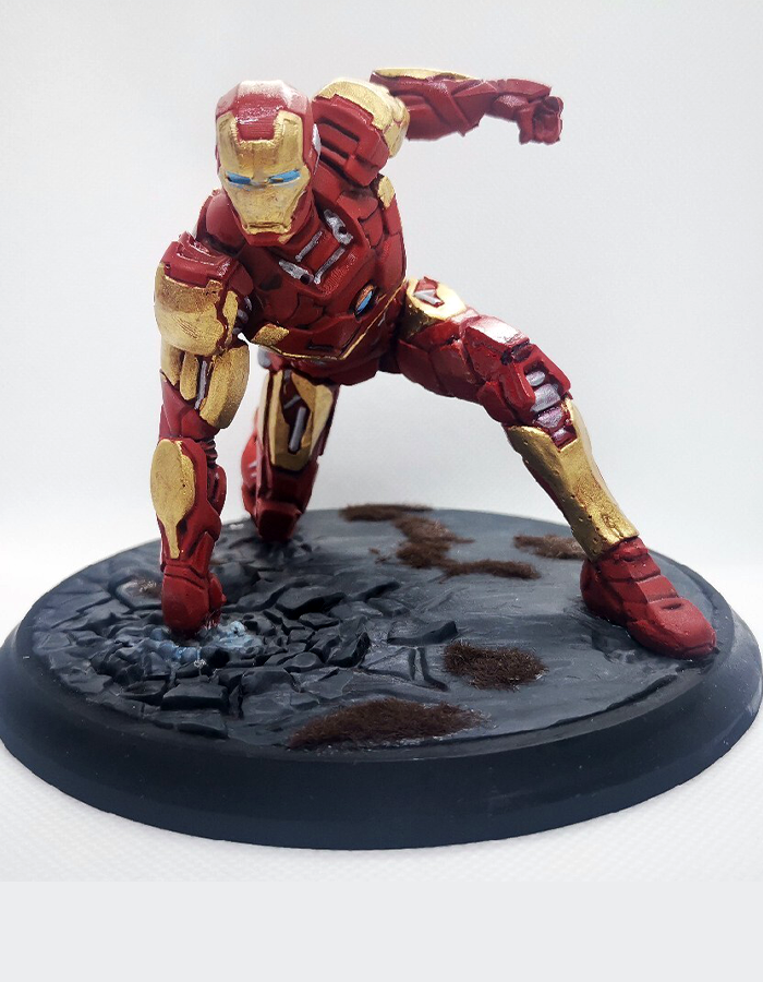 Iron Man Figur Marvel Iron Man Objekt Groß 25CM