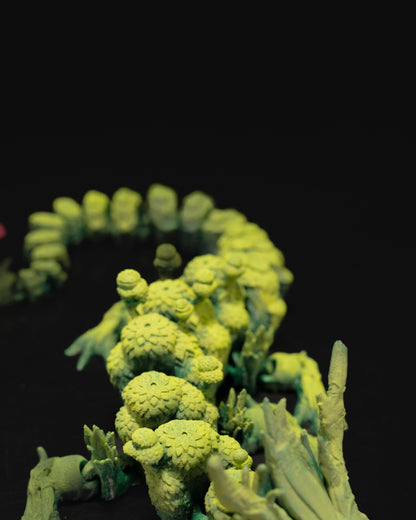 Wald-Drache Grüne Mutter Drache Bewegliches Spielzeug