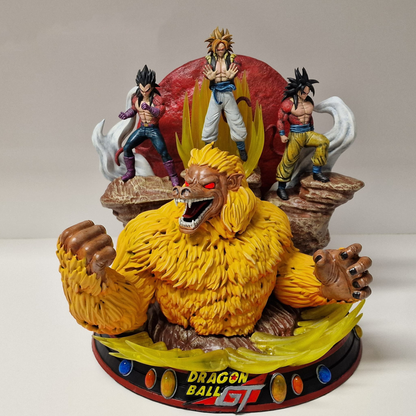 Dragon Ball GT Figur Dragon Ball Goku und Vegeta SSJ4 Gogeta Objekt 30CM Riesen Größe