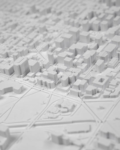 Ottowa 3D Skyline Dekorative minimalistische Wandkunst Ottawa Gemälde