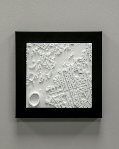 Rom Dreidimensionale Stadt-Skyline Dekorative Wandtafel Großformat 60 CM