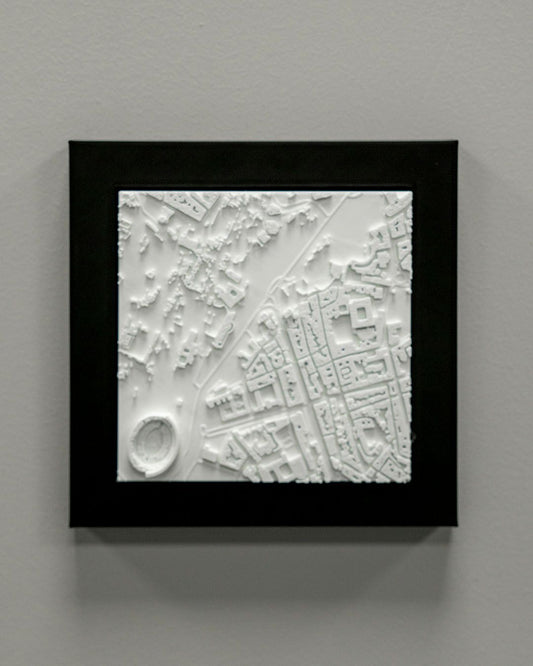 Rome 3D City Skyline Decorative Wall Art Large Size 60 CM