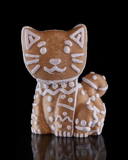 Weihnachtsdeko Katze Weihnachtsdeko Lebkuchen Katze 8CM