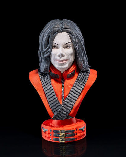 Michael Jackson Büste, bemalt, 15 CM