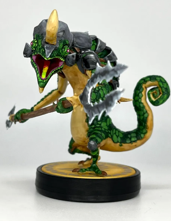 The Legend of Zelda Lizalfos Figur Breath of the Wild Lizalfos Figur Groß 25CM