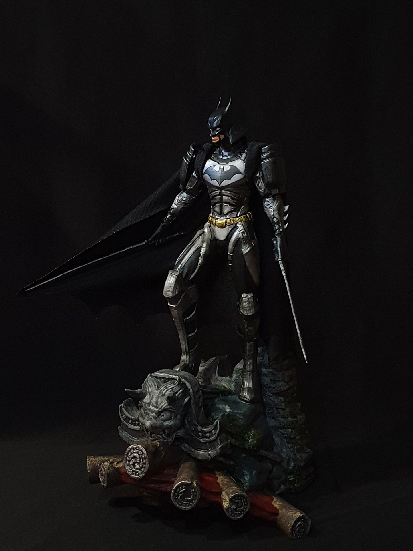 Batman Justice League Armored Figure Samurai Batman Object Large 25CM