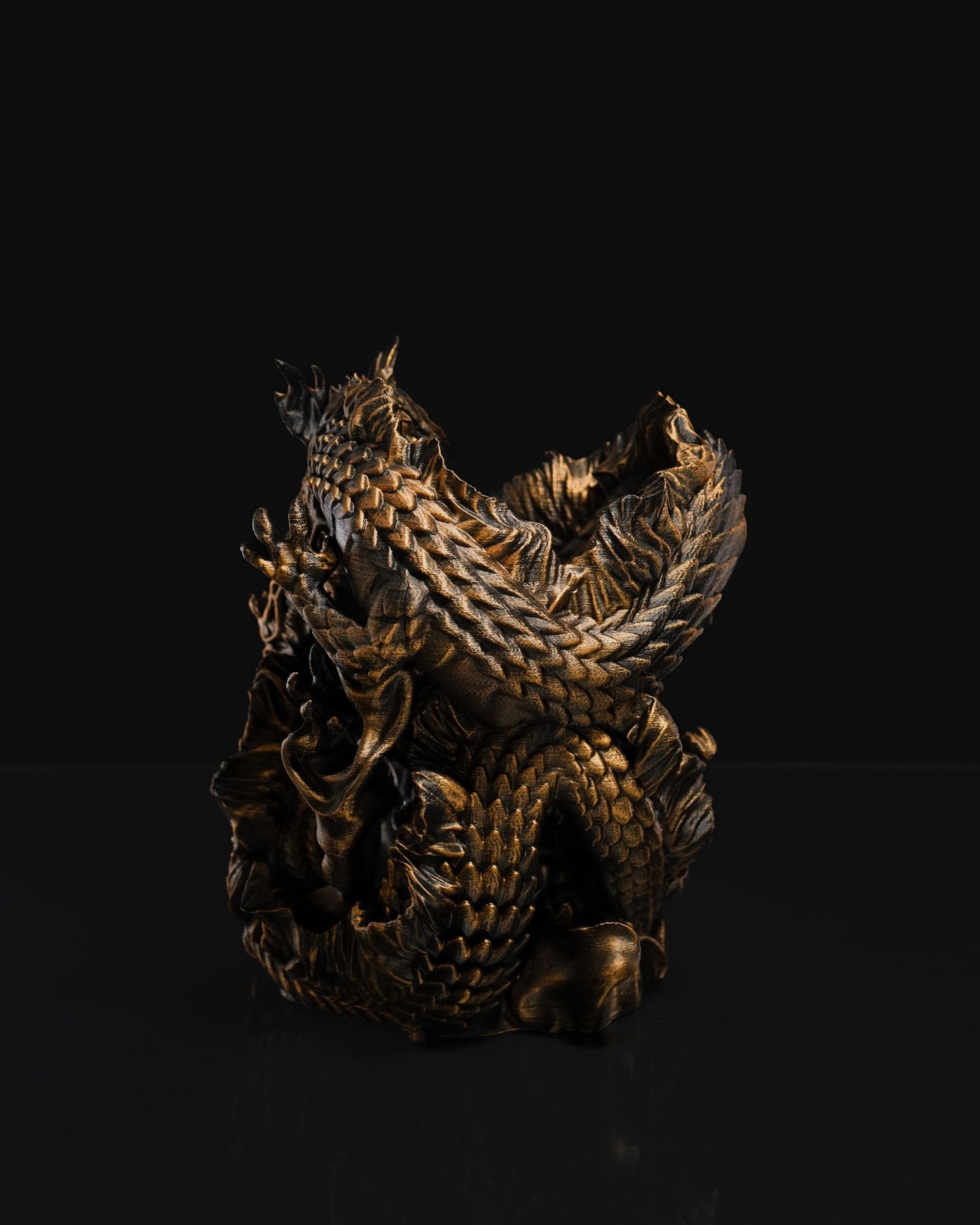 Eleganter Drachen-Weinflaschenhalter, Ölspender, Weinregal