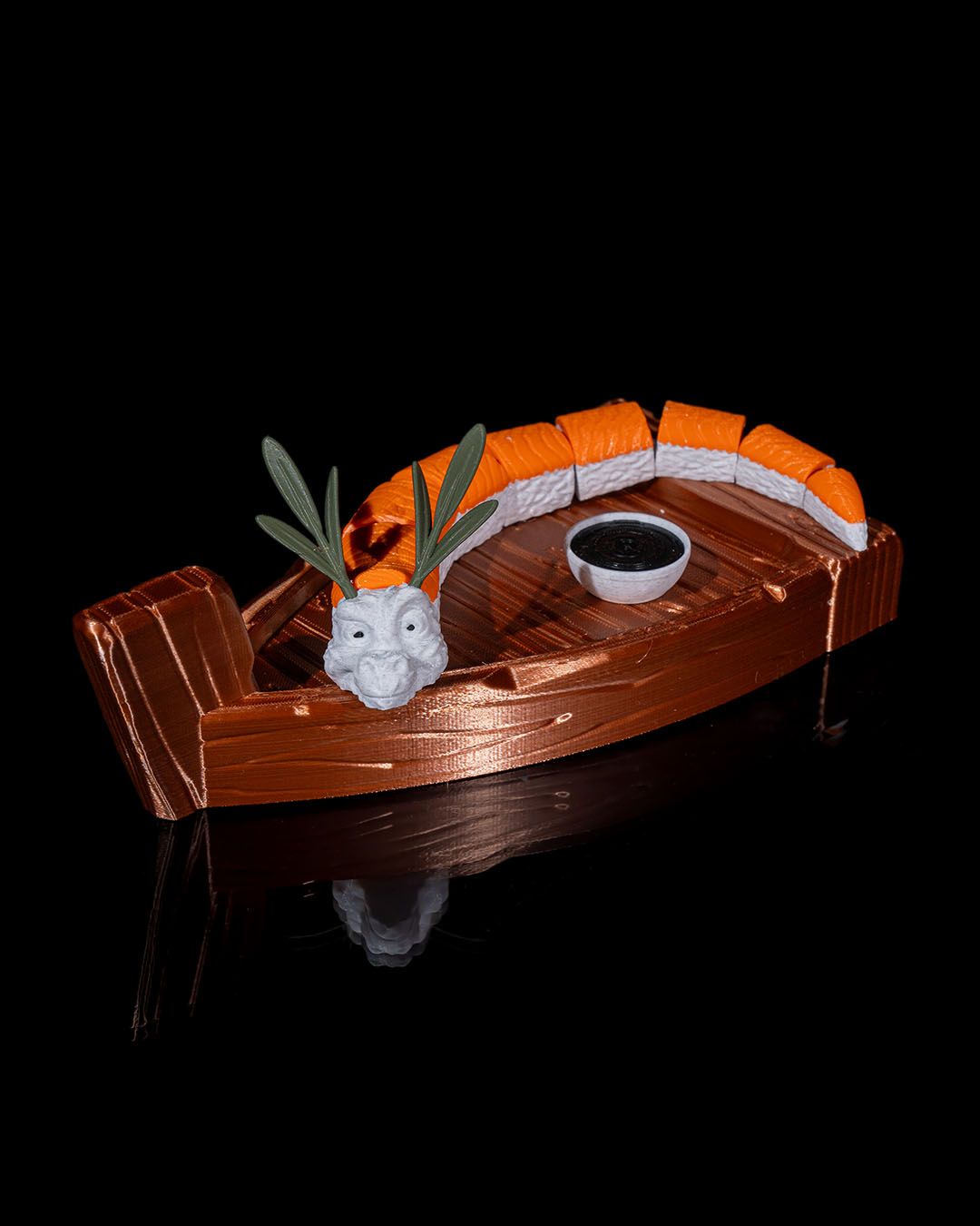 Sushi Drache Dekorationsobjekt Japanisches Dekorationsobjekt 16CM