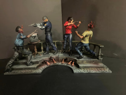 Resident Evil 2 Leon und Claire Figur Resident Evil Leon Objekt RE2 Claire Figur 25