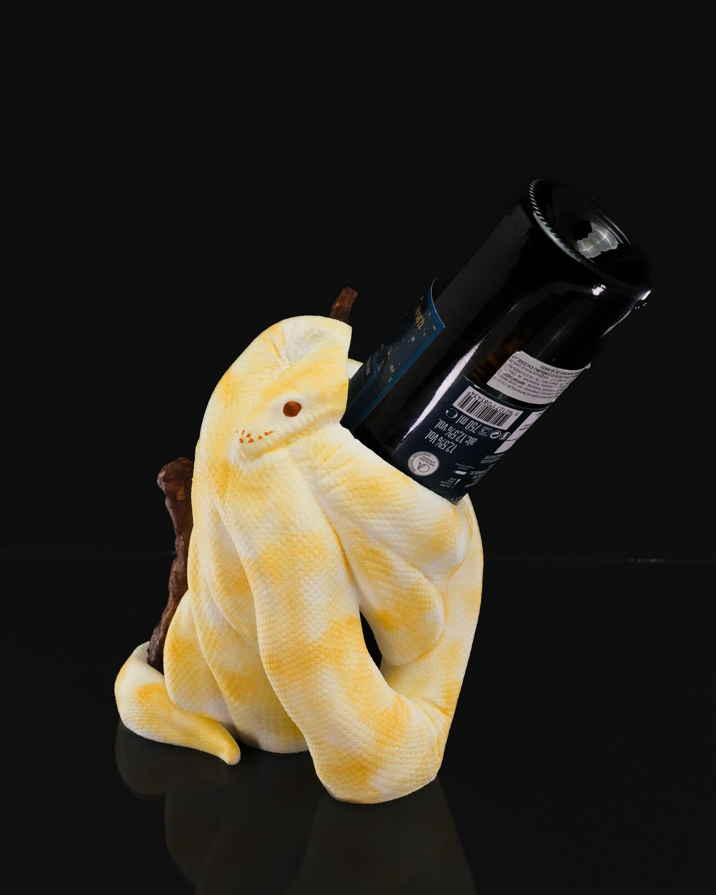 Dekorative Python-Schlangen-Weinflasche Halter Python-Weinregal