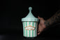 Zirkus Popcorn-Eimer mit Deckel Popcornbox Snack-Eimer