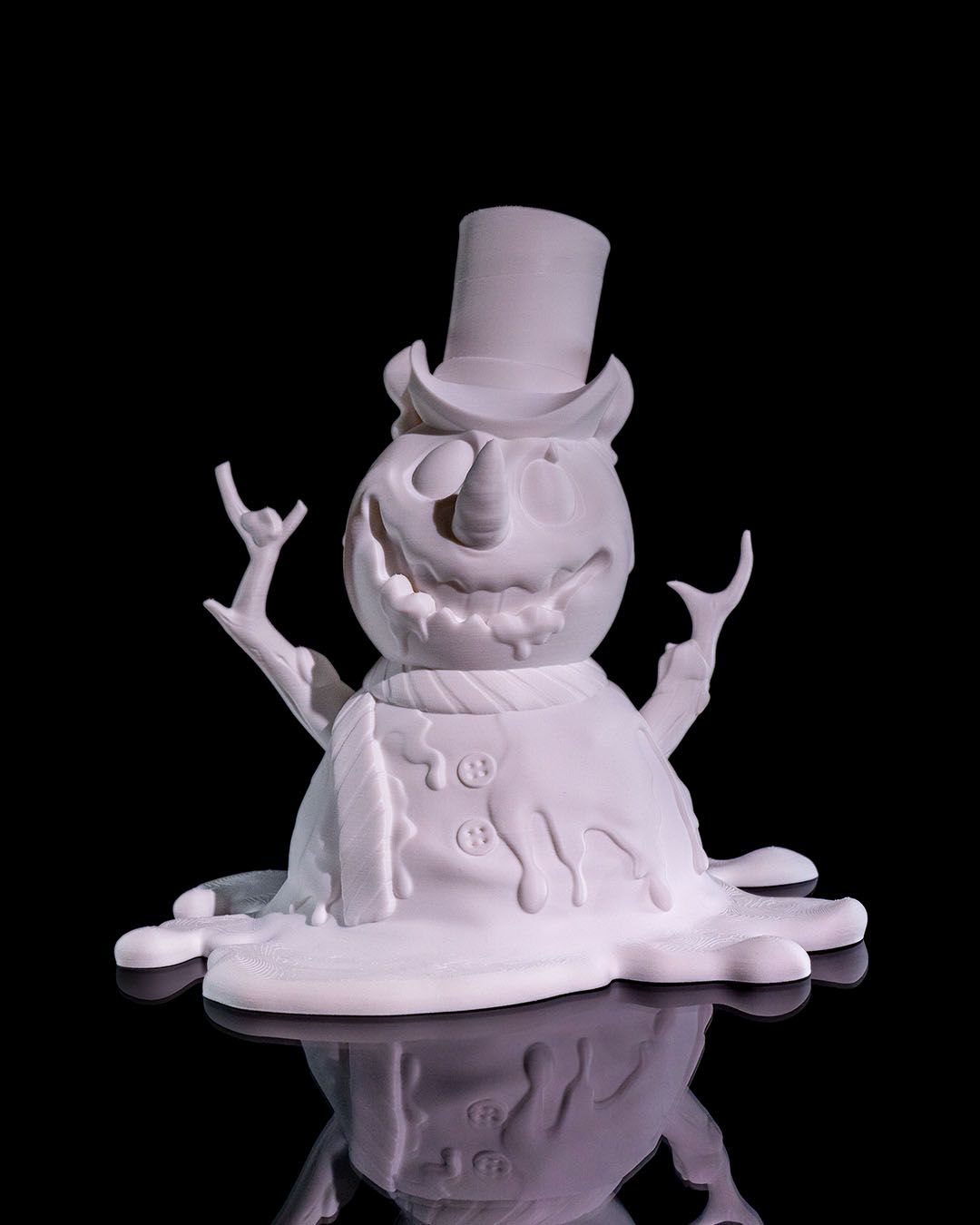 Weihnachtsdeko Schmelzender Schneemann Objekt 16CM