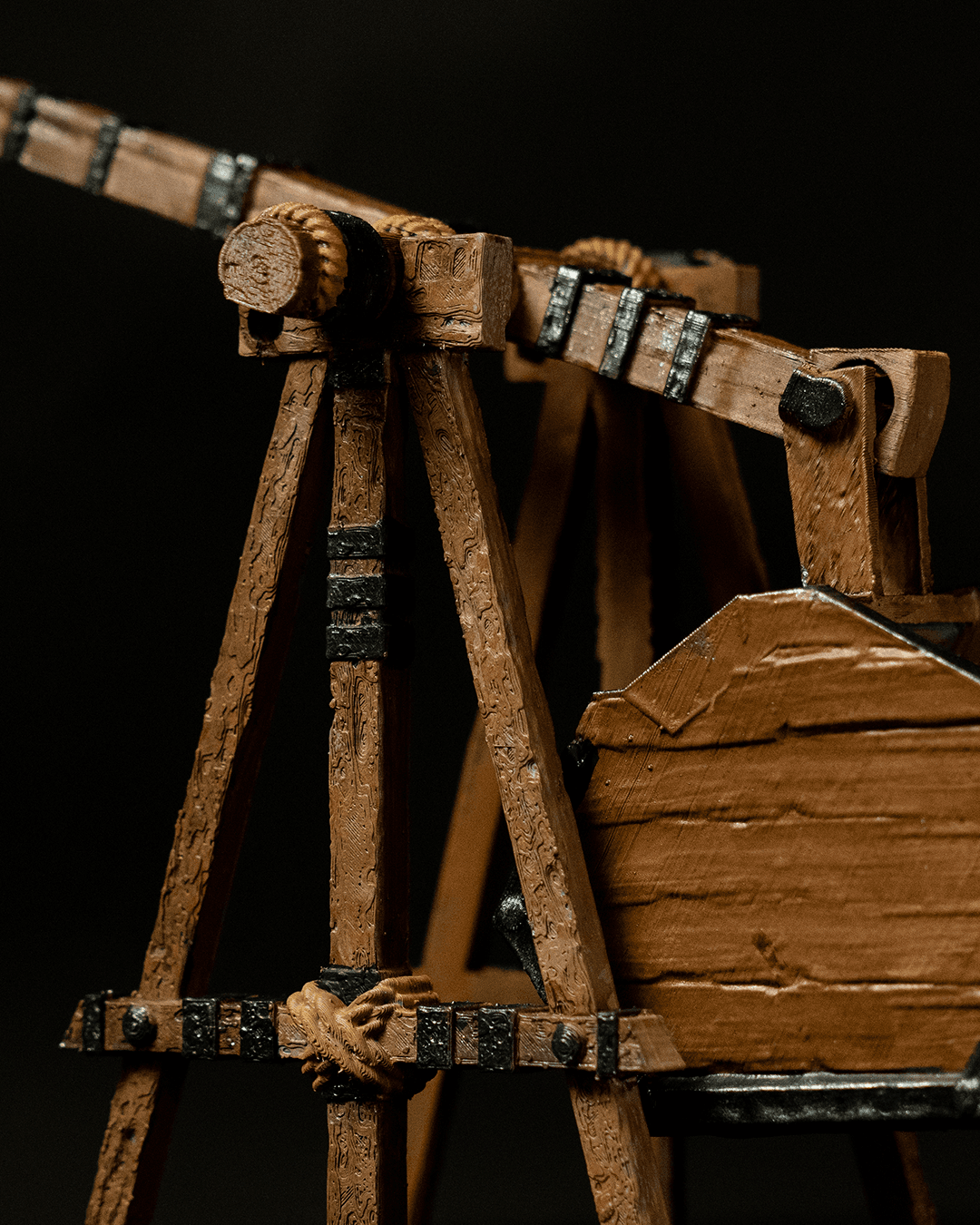 Mittelalterliche Kriegswaffe Bewegliches Spielzeug Wikinger Kriegswaffe Bewegliches Spielzeug