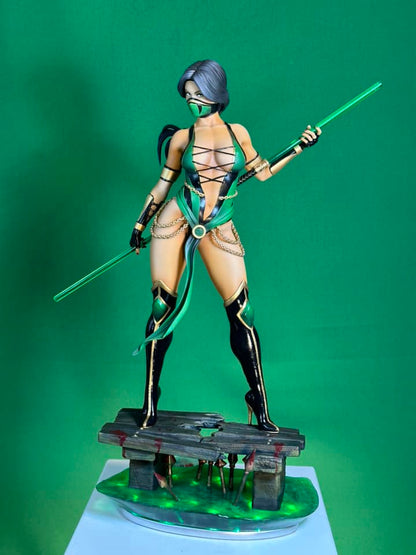 Mortal Kombat Jade Figur Mortal Kombat Jade Objekt Groß 25CM