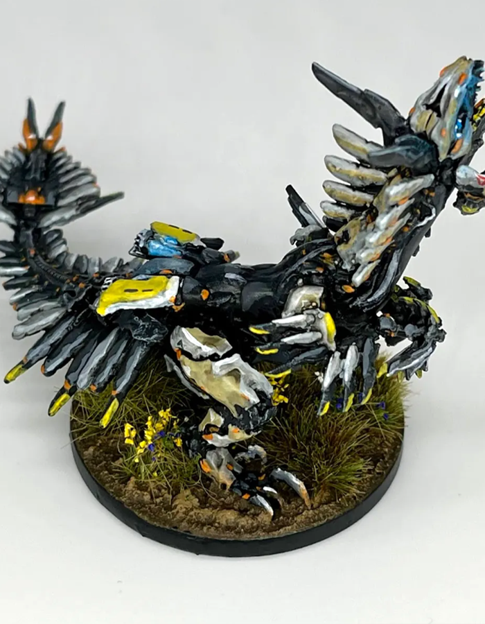 Horizon Forbidden West Krallenreiter Bemalte Figur Horizon Zero Dawn Krallenreiter